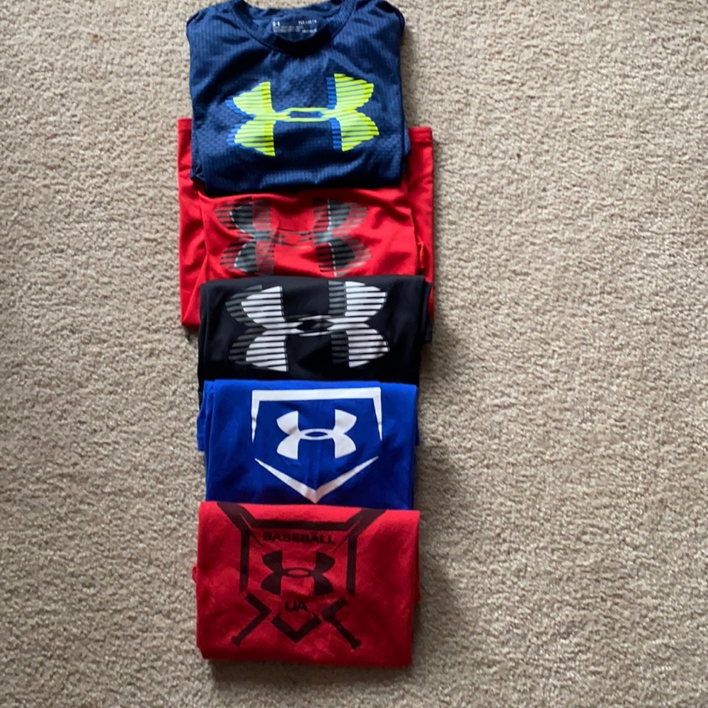 5- youth large tee shirts boys